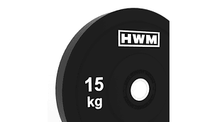 Par Bumper Plates Classic Black 15kg | HWM®