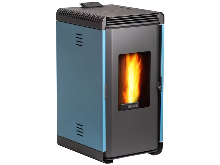 CALEFACTOR BOSCA A PELLET HERA + AZUL 4