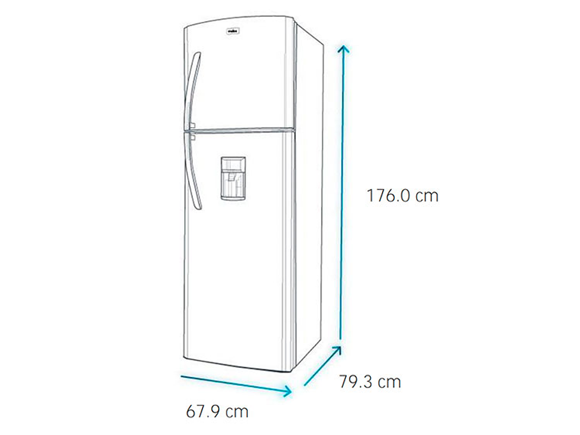 REFRIGERADOR MABE TOP MOUNT FREEZER NO FROST 400 L RMP400FYUC BLACK STEEL 7