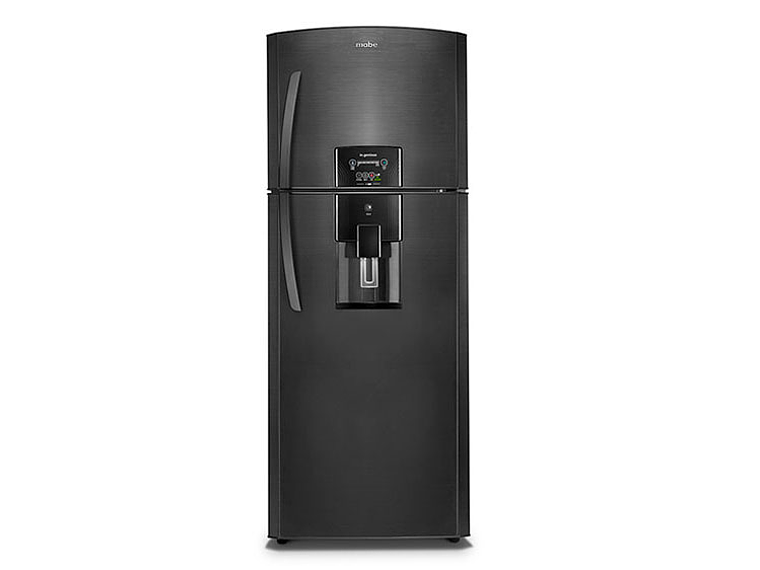 REFRIGERADOR MABE TOP FREEZER 400 L NF NEGRO 2