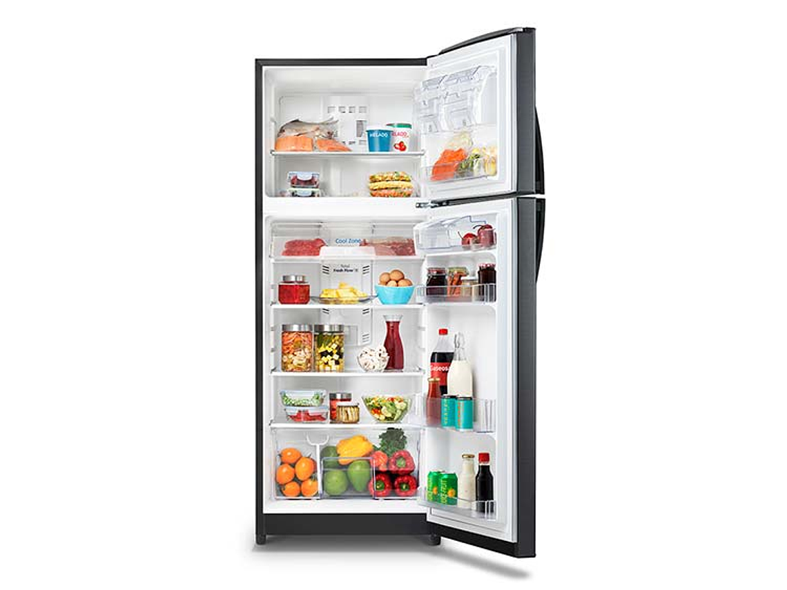 REFRIGERADOR MABE TOP FREEZER 400 L NF NEGRO 3