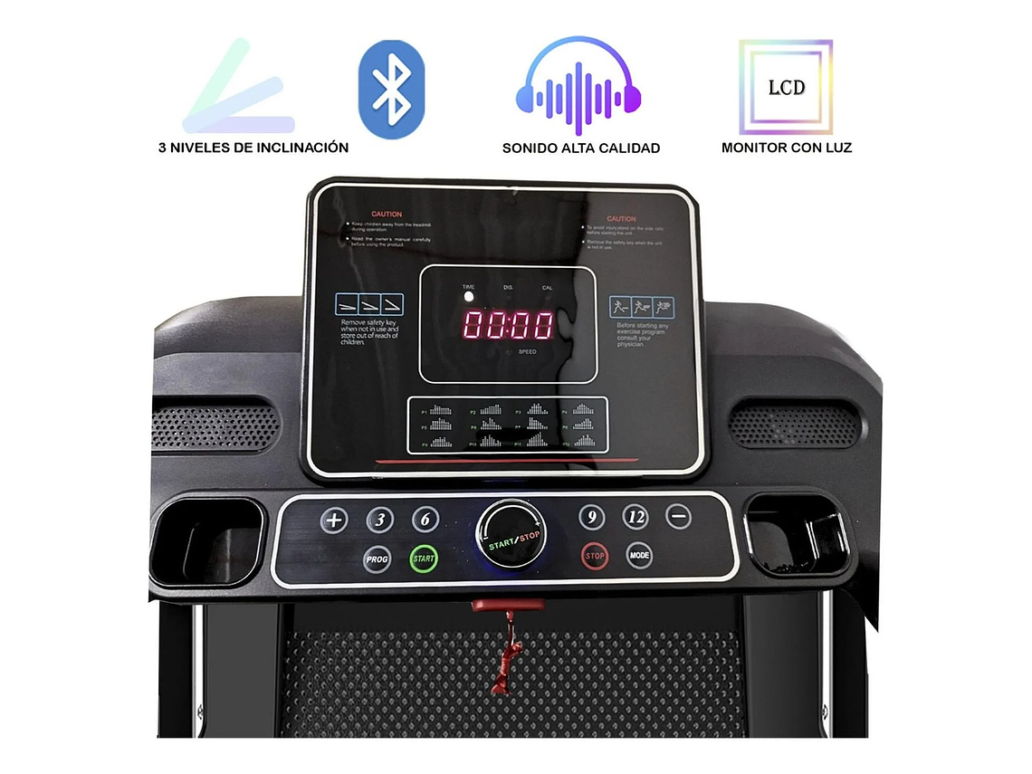 TROTADORA ELÉCTRICA YEP 1024 12.8 KM/H SPORT 3 NIVELES INCLINACIÓN 4