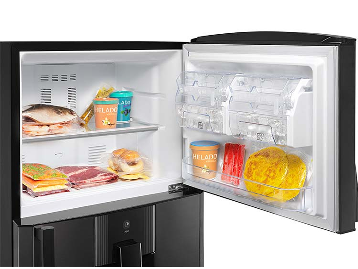 REFRIGERADOR MABE TOP FREEZER 400 L NF NEGRO 5