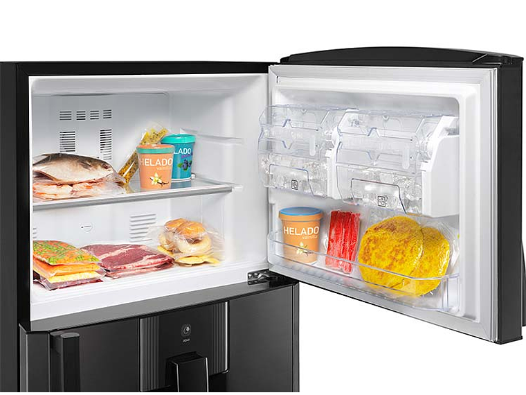 REFRIGERADOR MABE TOP FREEZER 400 L NF NEGRO 5