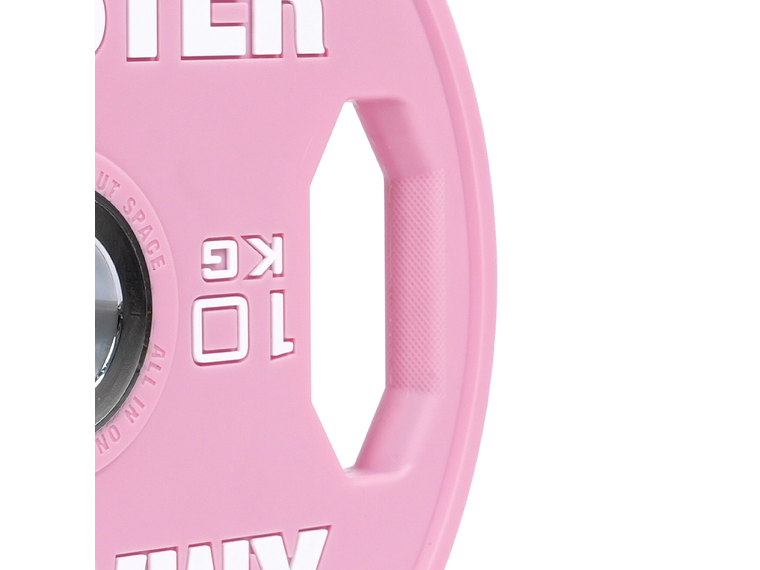 Par Discos Olímpicos CPU Pink Grip 10kg | XMASTER 3