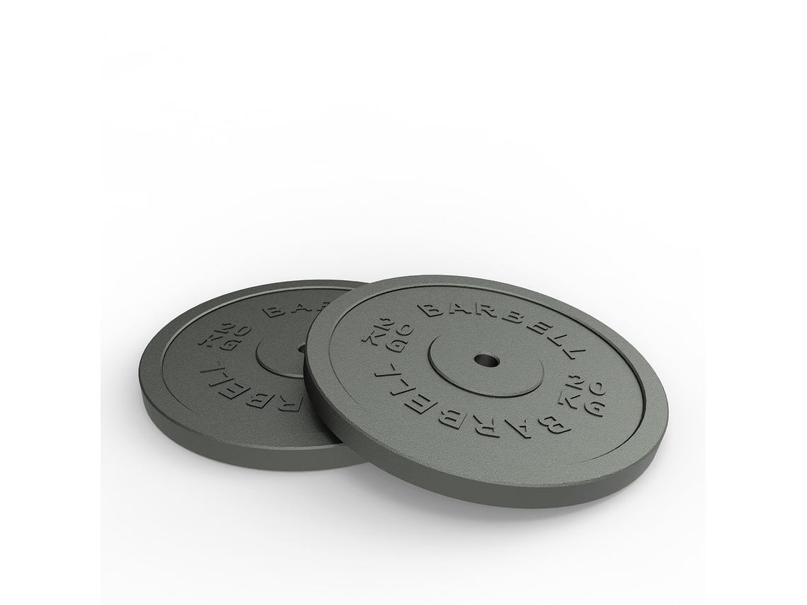 Par Discos Preolímpicos 20kg | Barbell 2