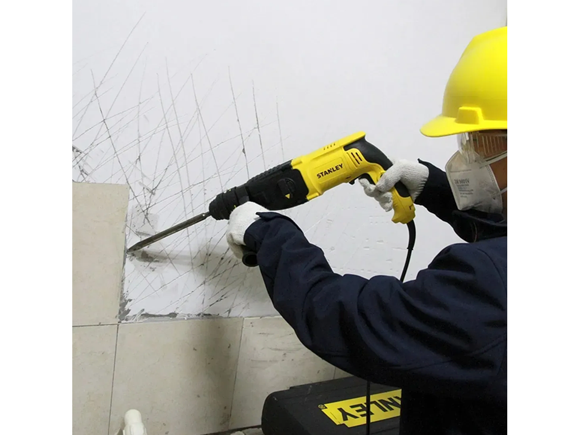 ROTOMARTILLO PERCUTOR SDS PLUS 26MM 800W STANLEY SHR264K-B2C 5