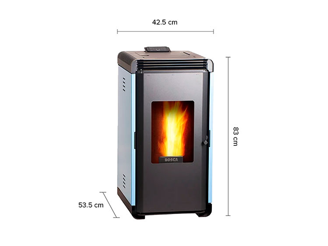 CALEFACTOR A PELLET BOSCA HERA AZUL 5