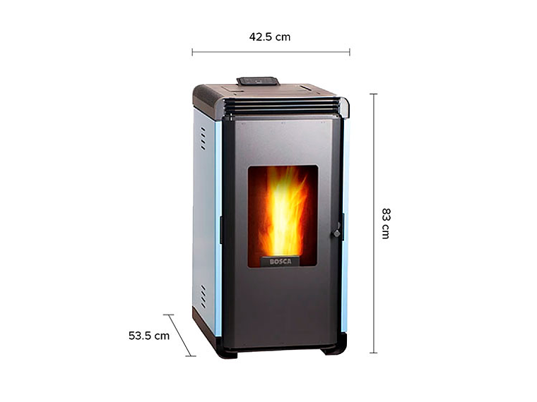CALEFACTOR A PELLET BOSCA HERA AZUL 5