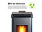 CALEFACTOR A PELLET BOSCA HERA AZUL - Miniatura 6