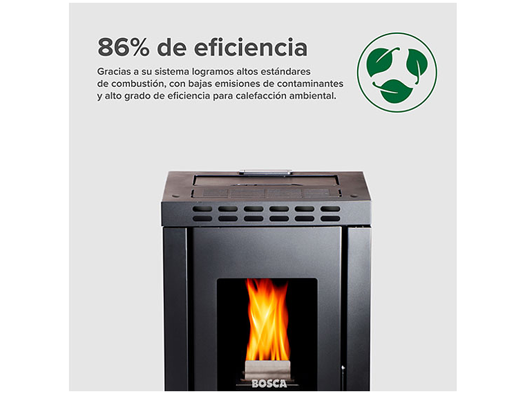 CALEFACTOR A PELLET BOSCA MILA + 5
