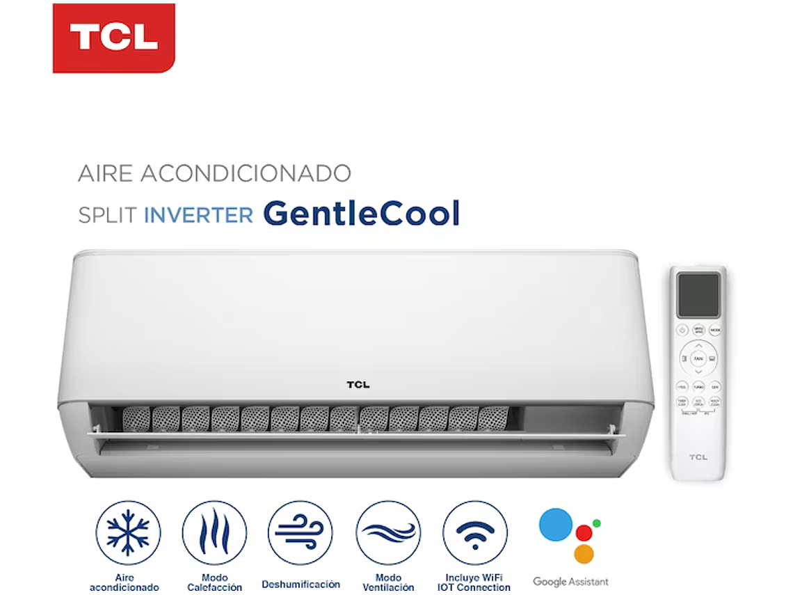 AIRE ACONDICIONADO INVERTER SMART TCL 18000 BTU FRIO/CALOR 6