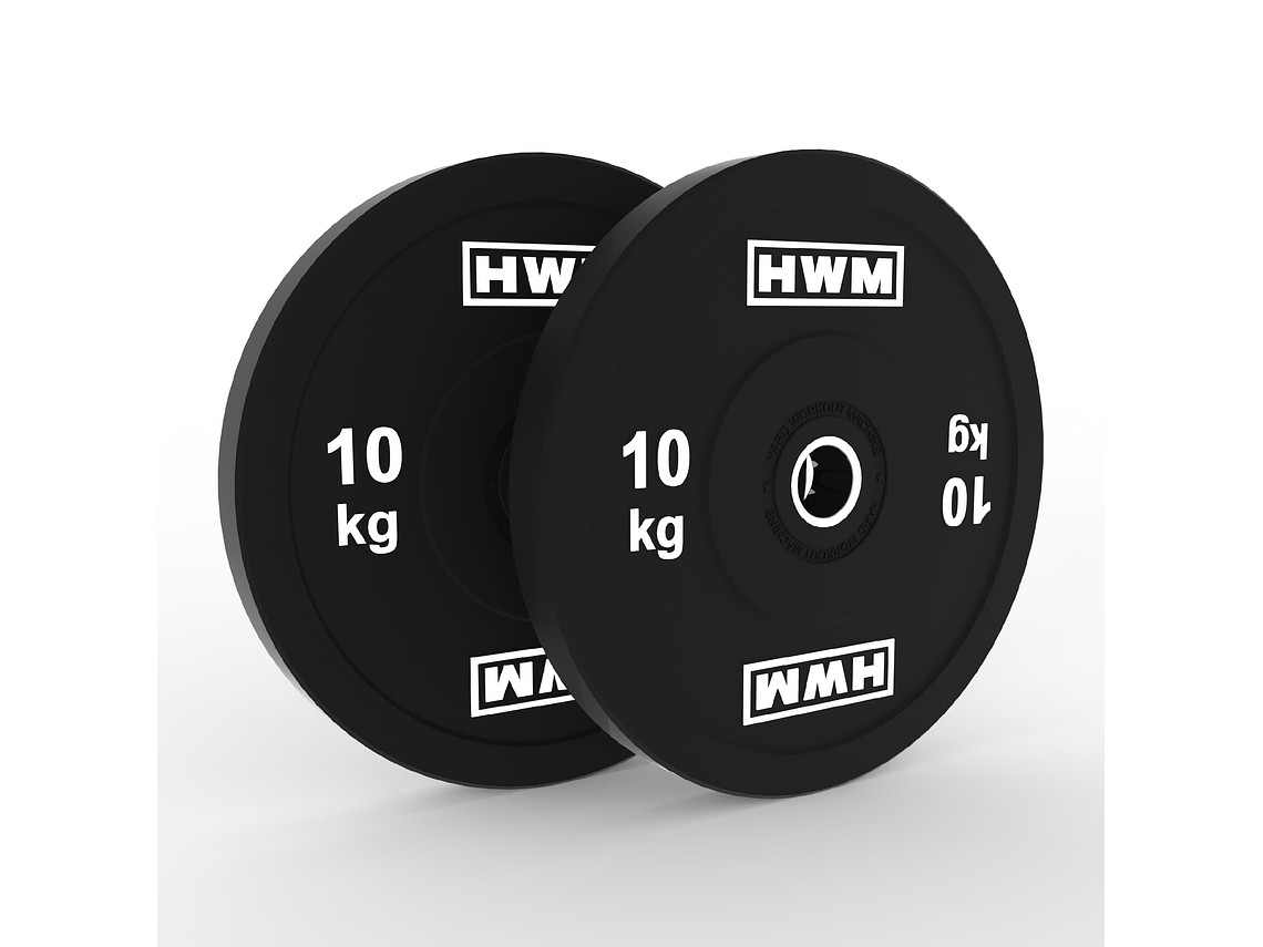 Par Bumper Plates Classic Black 10kg | HWM® 1
