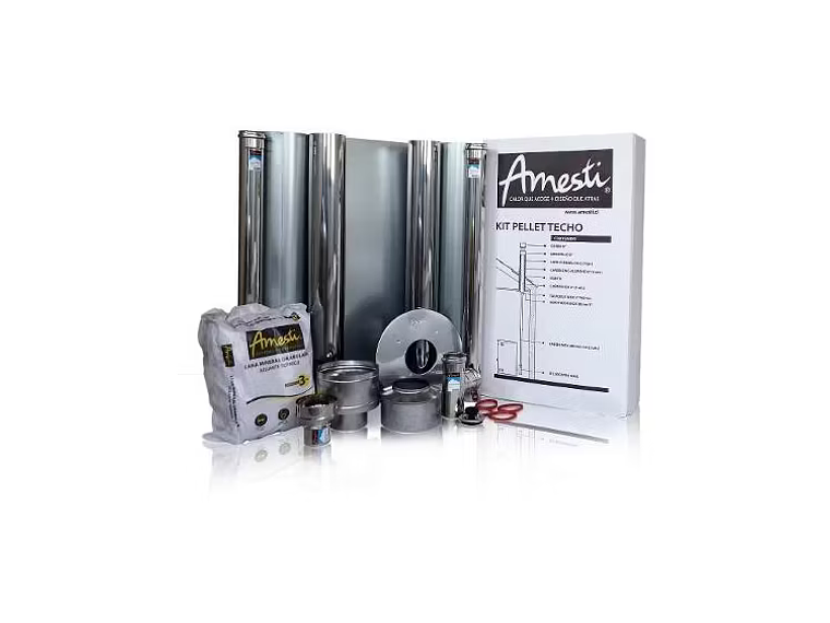 KIT INSTALACIÓN ESTUFA A PELLET TECHO. AMESTI 1