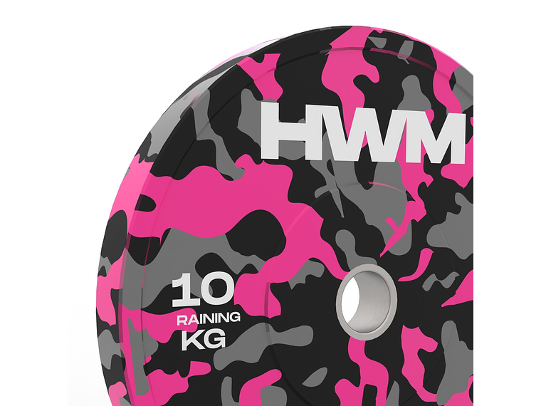 Par Bumper Plates Pink Color 10kg | HWM® HWM® $69.990 Impuesto incluido 2