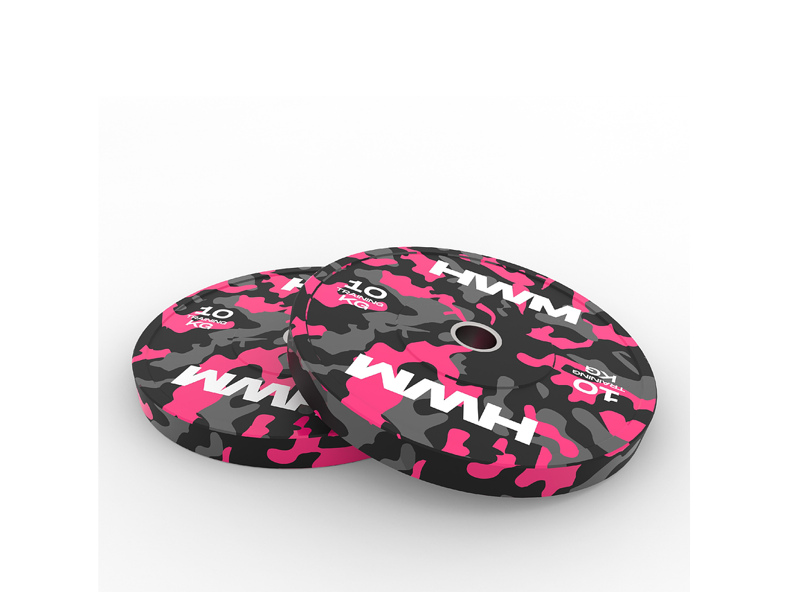 Par Bumper Plates Pink Color 10kg | HWM® HWM® $69.990 Impuesto incluido 3