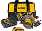KIT SIERRA CIRCULAR DEWALT INAL. 71/4' 60V + 2 BAT 6A+CARG. - Miniatura 4