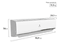 AIRE ACONDICIONADO ELECTROLUX SPLIT 18000 BTU INVERTER EAIX12 - Miniatura 3