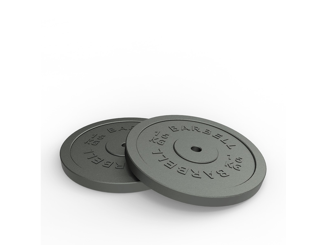 Par Discos Preolímpicos 15kg | Barbell 2