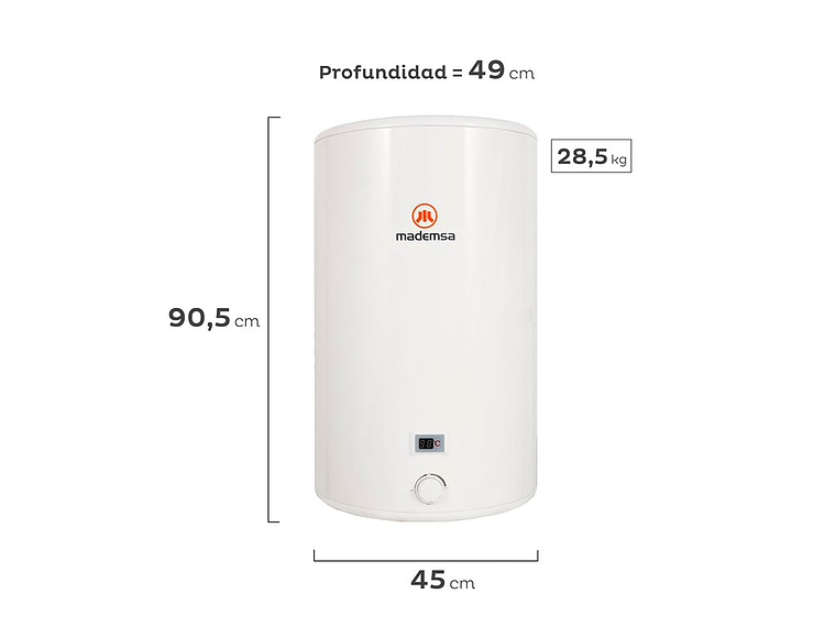 TERMO ELÉCTRICO - 100LTS TERM 100 - MADEMSA 2