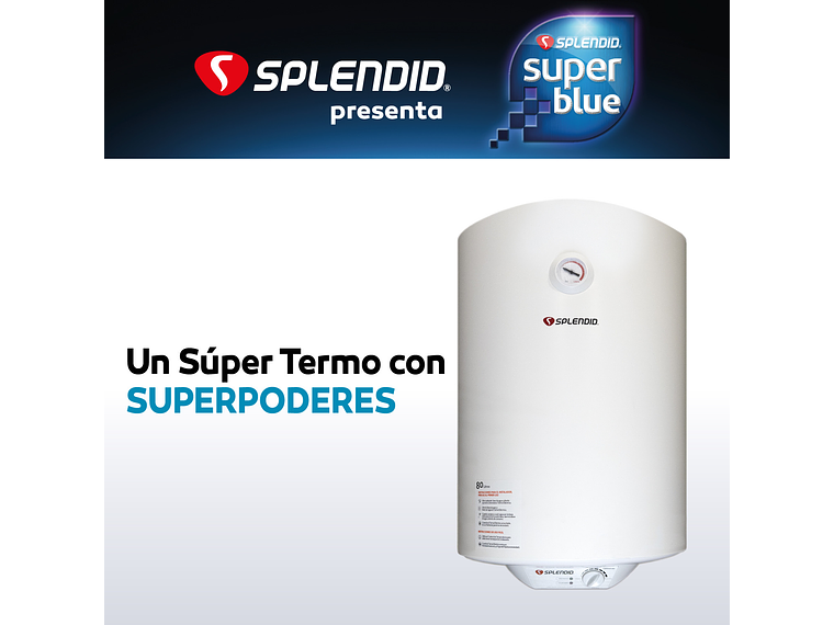 TERMO ELÉCTRICO MURAL 80 LITROS SPLENDID 4