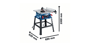 SIERRA DE BANCO 10' BOSCH MODELO GTS 254 1.800 W
