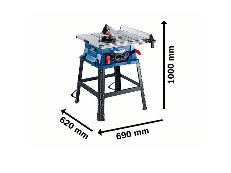 SIERRA DE BANCO 10' BOSCH MODELO GTS 254 1.800 W 2
