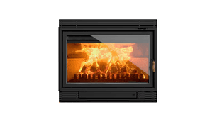 CALEFACTOR A LEÑA 27 KW CHIMENEA 850. BOSCA