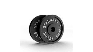 Par Discos Olímpicos 25lb | Barbell Standard