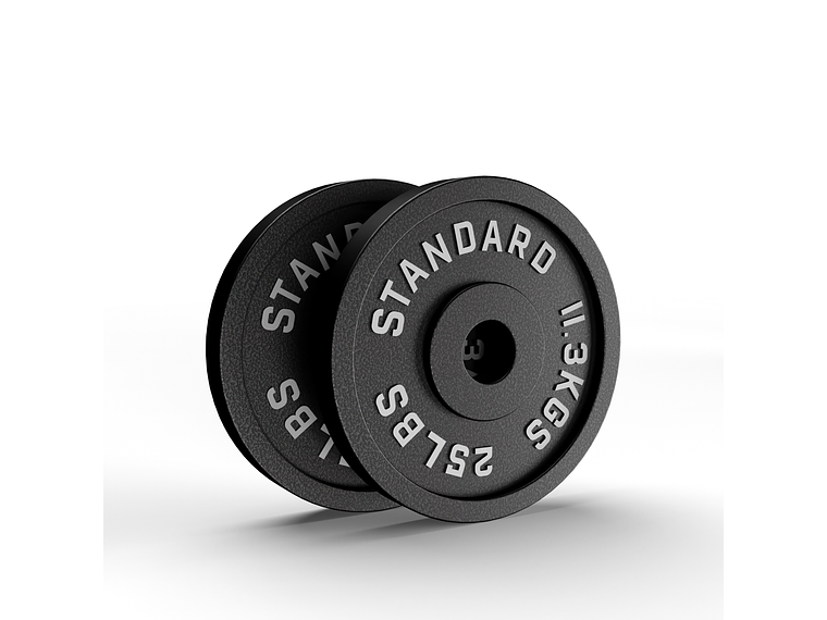 Par Discos Olímpicos 25lb | Barbell Standard 1