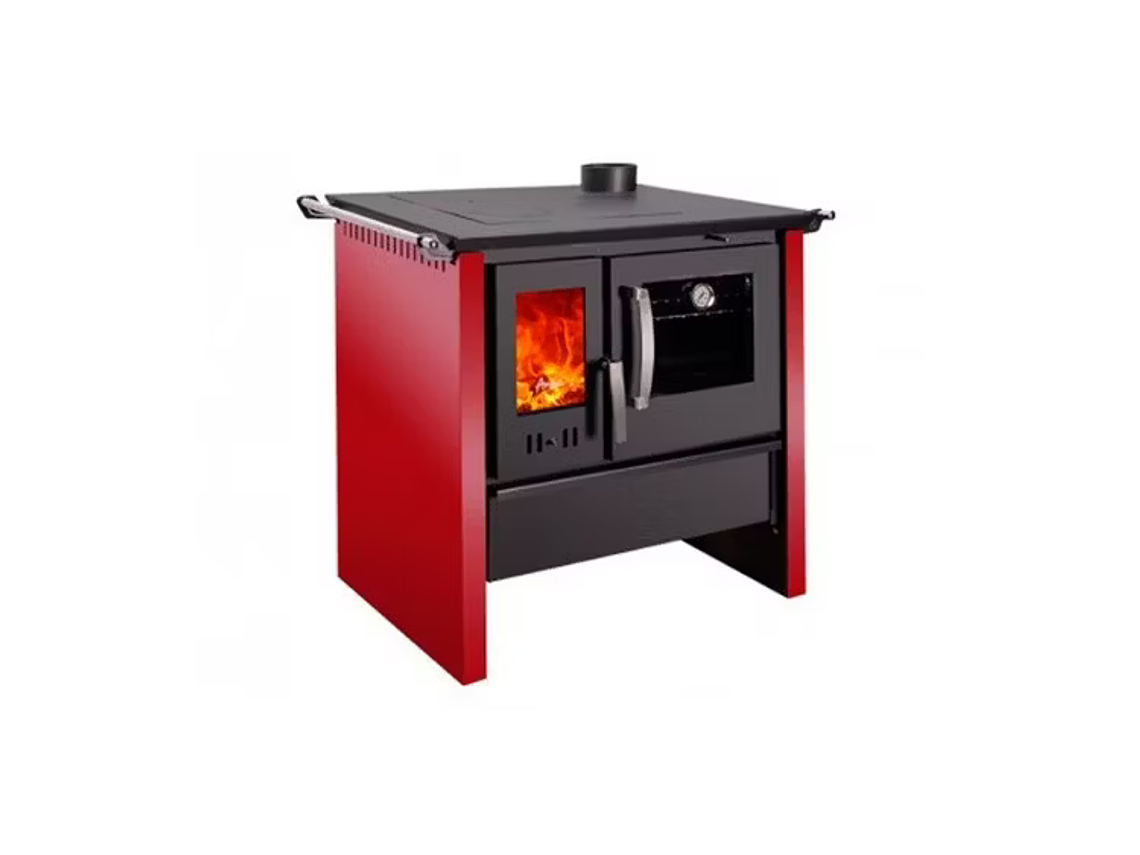 COCINA A COMBUSTIÓN LENTA ROJA ALLEGRA 1