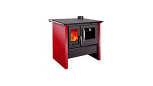 COCINA A COMBUSTIÓN LENTA ROJA ALLEGRA