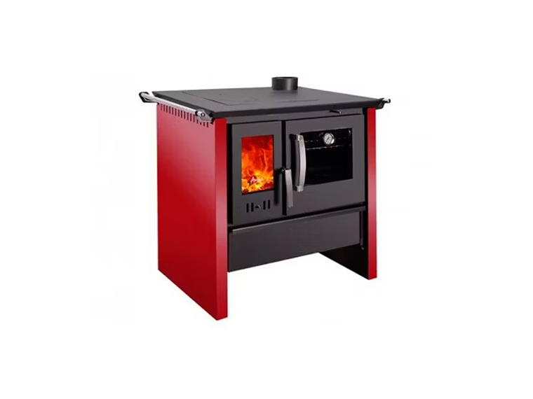 COCINA A COMBUSTIÓN LENTA ROJA ALLEGRA 1