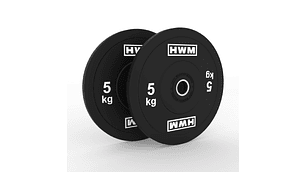 Par Bumper Plates Classic Black 5kg | HWM®