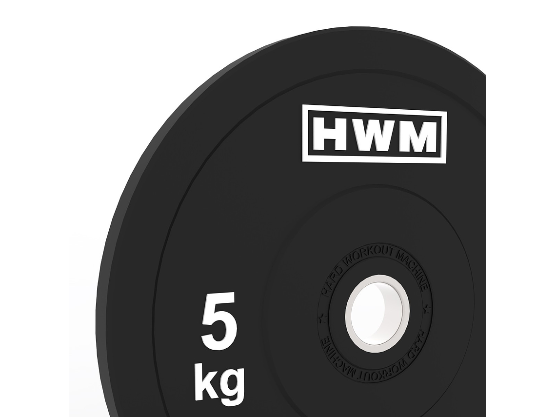 Par Bumper Plates Classic Black 5kg | HWM® 2