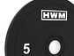 Par Bumper Plates Classic Black 5kg | HWM® - Miniatura 2