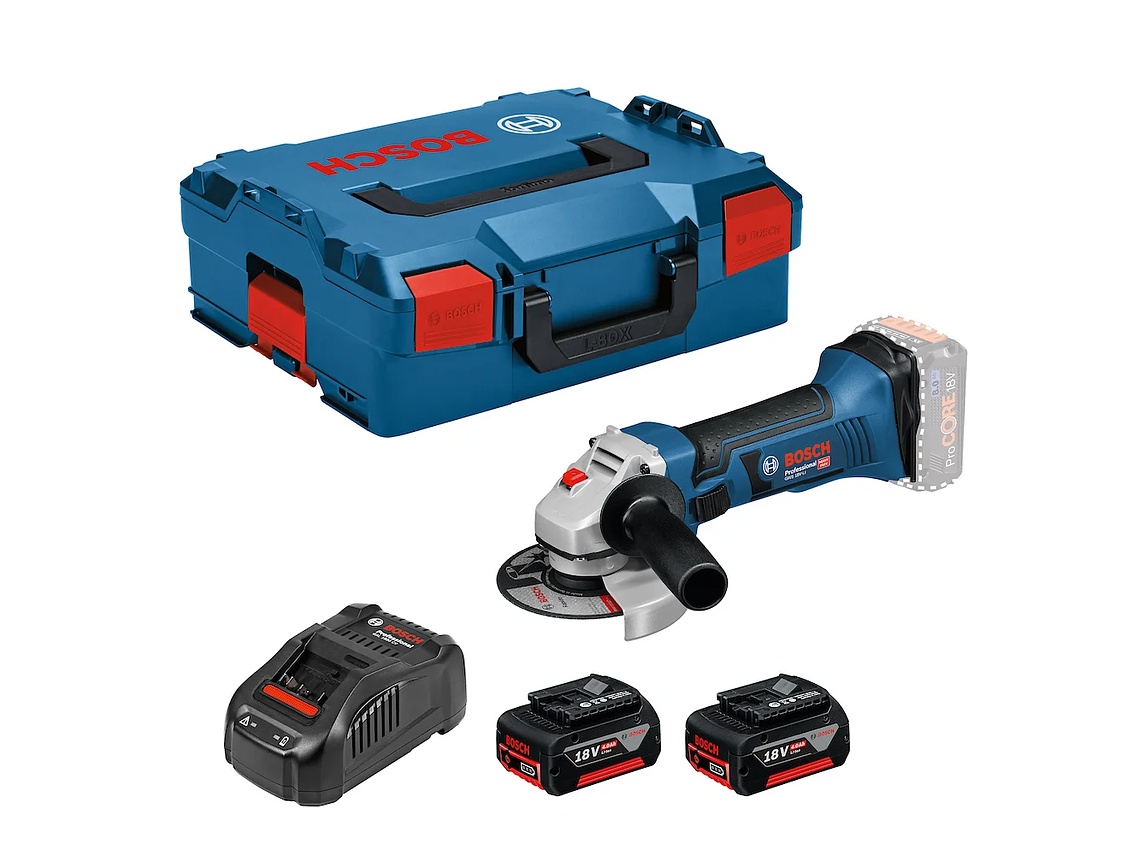 ESMERIL BOSCH ANGULAR INAL. 4 1/2' GWS 18 V-LI 18 V 1