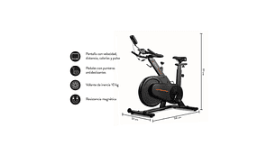 BICICLETA DE SPINNING Z610 PRO