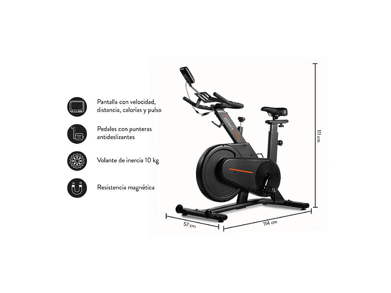 BICICLETA DE SPINNING Z610 PRO 2