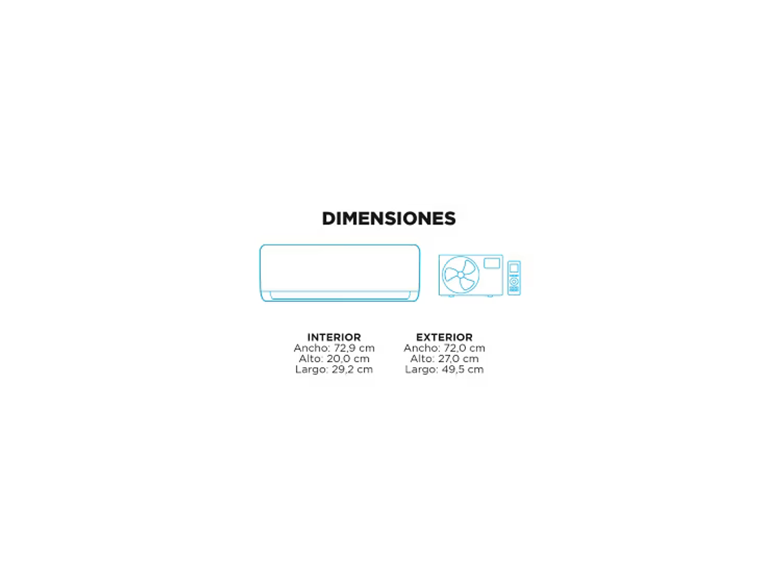 AIRE ACONDICIONADO FRIO-CALOR MIDEA INVERTER XTREME SAVE QUATTRO 9K BTU. 4