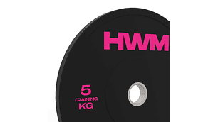 Par Bumper Plates Pink Color 5kg | HWM®
