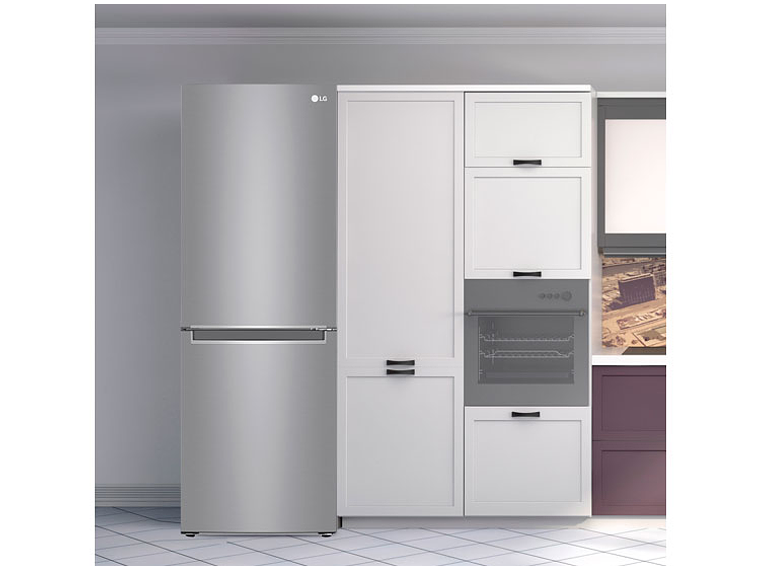 REFRIGERADOR LG BOTTOM FREEZER NO FROST 306 L LINEAR COOLING LB33MPP 7