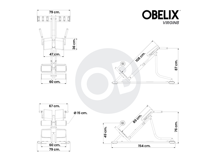Banco Lumbar V8 Series | Obelix 2