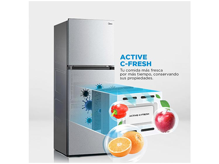 REFRIGERADOR MIDEA TOP FREEZER NO FROST 407 L TMF MDRT580MTE50 7