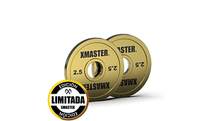 Par Discos Fraccionados Gold Steel 2.5kg | XMASTER