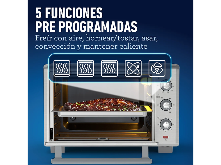 HORNO CON FREIDORA DE AIRE OSTER DE 35 LT TSSTTVLS35 3