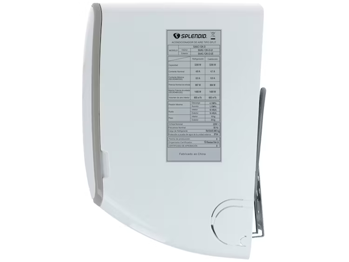 AIRE ACONDICIONADO SPLIT 12000 BTU ON/OFF MODO CALEFACCIÓN 2