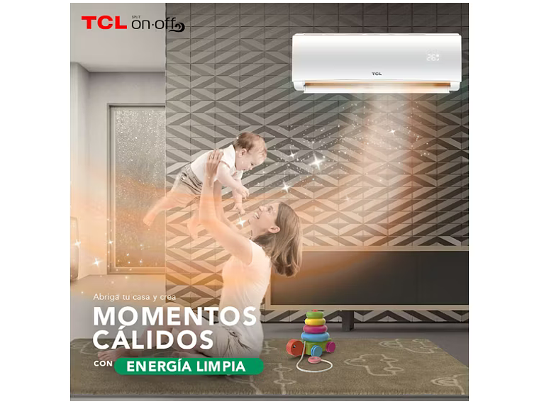 AIRE ACONDICIONADO FRIO-CALOR SPLIT TCL 18000 BTU 4EN1 2