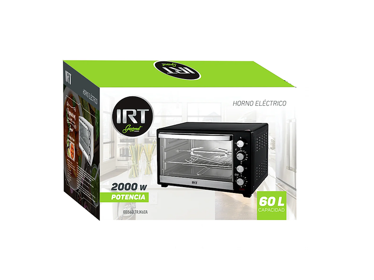 HORNO ELECTRICO IRT JK60A 60 LITROS 1600W 2