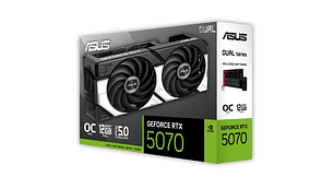 TARJETA DE VIDEO ASUS RTX 5070 12GB OC EDITION DUAL PCIE 5.0